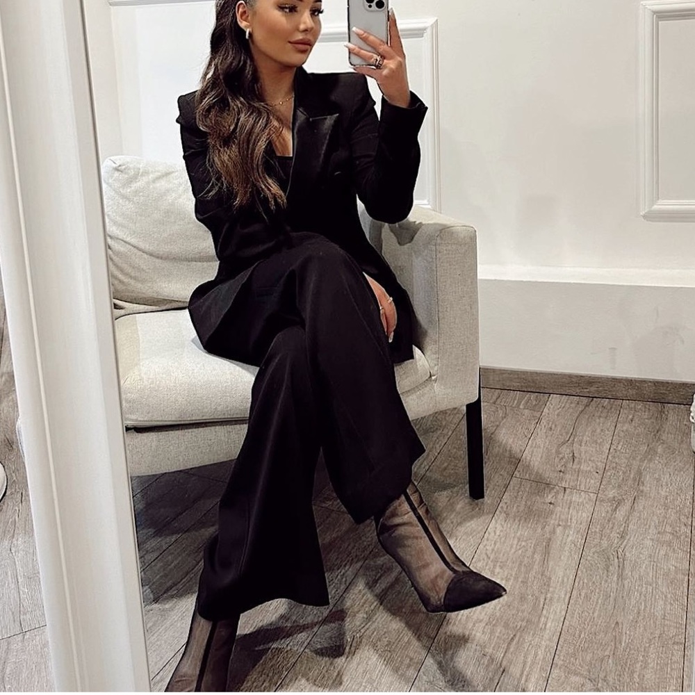 Zara Mesh Boots Bloggers Fav